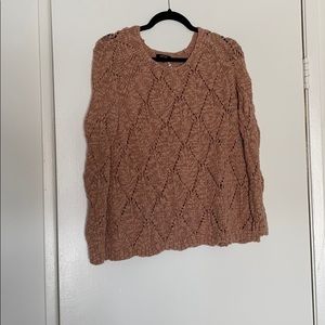 Coral/peach sweater